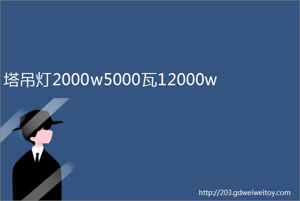 塔吊灯2000w5000瓦12000w